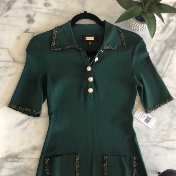 Alexia Admor Piper Dress in Emerald - Picture 5 of 10